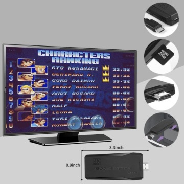 РЕТРО ТВ-КОНСОЛЬ ТВ-ИГРЫ HDMI 20000 ИГРЫ +2 ПЛОЩАДА + КАРТА ПАМЯТИ 64ГБ