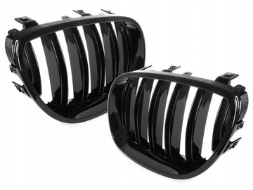 GRILL NERKI BMW 5 E60 E61 M PAKIET M5 BLACK POŁYSK
