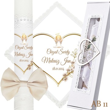 КРЕЩЕННАЯ СВЕЧА КОРОБКА ДЛЯ ОДЕЖДЫ ДЛЯ КРЕЩЕНИЯ