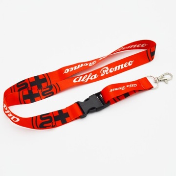 Ремешок для ключей ALFA ROMEO красный