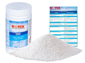 CHLOR SZOK GRANULAT SZYBKA DEZYNFEKCJA BASENU 1kg PREPARAT BAKTERIOBÓJCZY