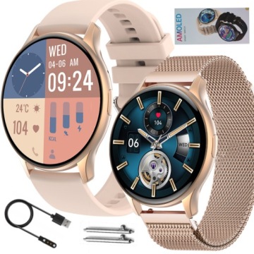 ЧАСЫ SMARTWATCH ЖЕНСКИЕ AMOLED 466x466 ЗВОНКИ PL