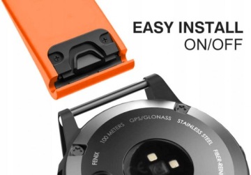 ОРАНЖЕВЫЙ Ремешок Garmin FENIX 7X с солнечной батареей