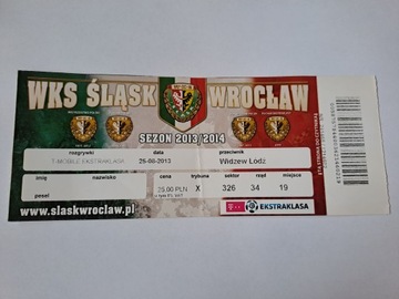 ŚLĄSK WROCŁAW - WIDZEW ŁÓDŹ 25-08-2013
