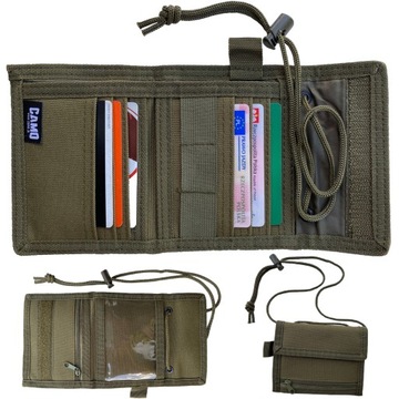 Portfel wojskowy taktyczny MARGIN KHAKI / OLIVE