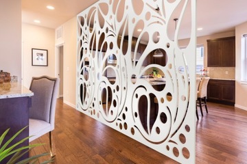 Перегородка, ажурное панно, перекрытие, 100х250