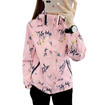 WODOODPORNA KURTKA DAMSKA SOFTSHELL SPORTOWA