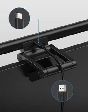 РОЗЕТКА BASEUS СВЕТОДИОДНАЯ ЛАМПА ДЛЯ КОМПЬЮТЕРНОГО МОНИТОРА ДЛЯ МОНИТОРА ЗАЖИМ РЕГУЛИРУЕМЫЙ