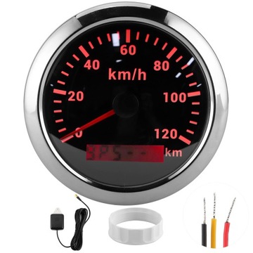 85mm GPS 120 KM/H prędkościomierz licznik kilometrów dla łodzi jacht
