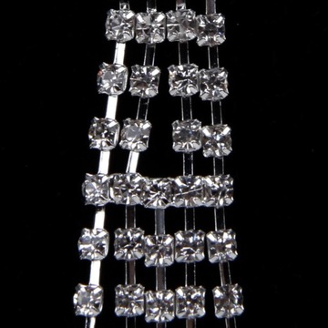 Crystals Tassels Rhinestone Necktie Style B