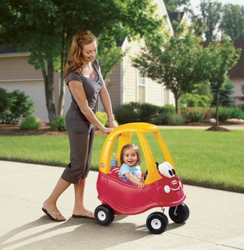 Little Tikes RIDE-OVER Уютная коляска-купе Красный АВТОМОБИЛЬ ДЕТСКАЯ ПЛОЩАДКА АВТОМОБИЛЬ