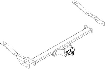 NOVÝ ZAŘÍZENÍ(HÁK) TÁŽNÝ DO NISSAN PRIMASTAR VAN 03.2010-09.2014 WESTFALIA