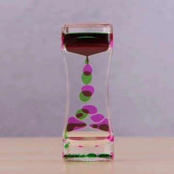 Wizualny zegar sensoryczny z płynną bąbelką, płynny timer - nowa duża