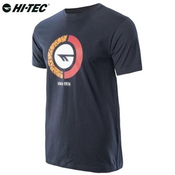 HI-TEC KOSZULKA MĘSKA RAKAN T-SHIRT BAWEŁNIANA L