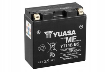 АККУМУЛЯТОР ДЛЯ МОТОЦИКЛА YUASA YT14B-BS 12.6AH 210A 