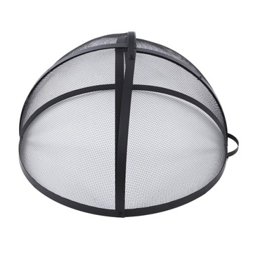 36-дюймовый круглый искровой экран с ручками. Крышка экрана из стальной сетки.