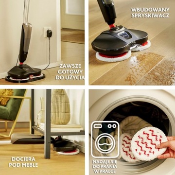 VILEDA Looper Spin Mop, беспроводной очиститель пола