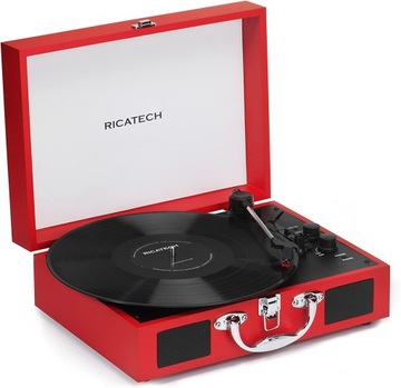 Gramofon Retro Advanced RTT21 Ricatech czerwony