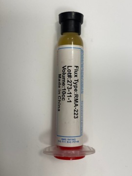 ПАЯЛЬНАЯ ПАСТА FLUX RMA-223 10CC SMD BGA