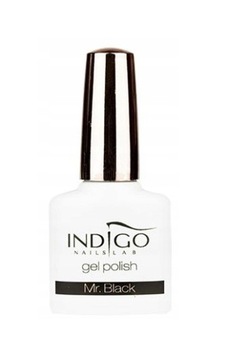 Indigo Lakier Hybrydowy Kolor Mr. Black 7ml