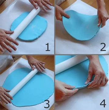 WAŁEK CUKIERNICZY DO MASY CUKROWEJ DUŻY 50 CM