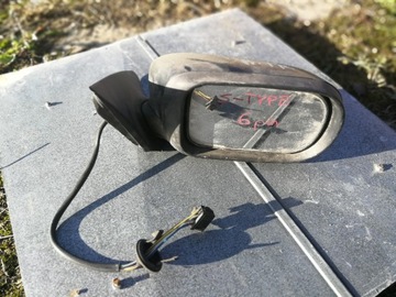 PRAVÉ PŘEDNÍ ZRCÁTKO VNĚJŠÍ JAGUAR S-TYPE 6 PIN