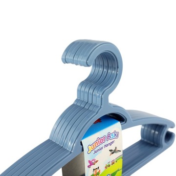 Набор вешалок для одежды из 6 пластиковых вешалок 29 см для детей