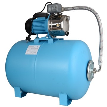 HYDROFOR 100L ZBIORNIK DO WODY POMPA HYDROFOROWA JS 1100 ZESTAW