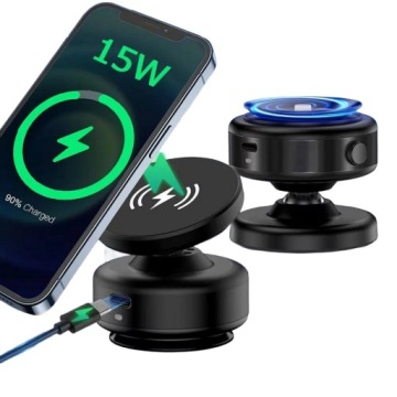 Magnetická bezdrátová nabíječka 15W Přísavka, Magsafe Qi iPhone
