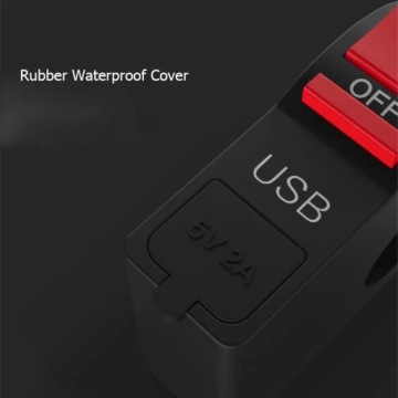 USB-разъем для мотоцикла с переключателем 12 В 5 В