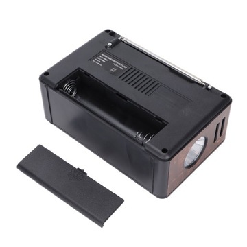 Аварийное метеорологическое радио на батарейках, многодиапазонное солнечное радио с лампой