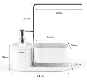 Набор кухонных органайзеров Дозатор для мыла Дозатор для жидкости для мытья посуды с насосом