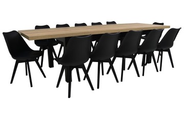 Zestaw 12x krzesła SKANYDAWSKIE + DUŻY stół do 3m