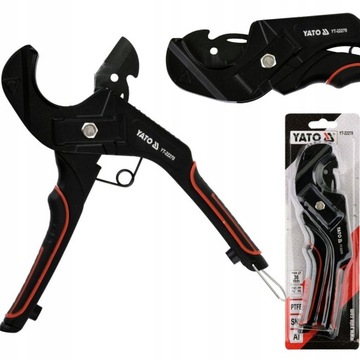НОЖНИЦЫ YATO ЩИПЦЫ САНТЕХНИКИ ДЛЯ РЕЗКИ ТРУБ ПВХ ПП 36мм YT-22270