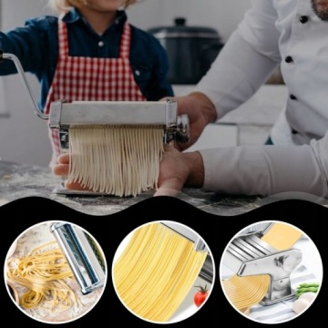 МАШИНА ДЛЯ ПАСТА ТЕСТО ПЕЛЬМЕНИ ЛАЗАНЬЯ СТАЛЬ РУЧНОЙ НАБОР 3В1 XXL