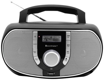 USZKODZONE Radio sieciowo-bateryjne DAB+, FM Soundmaster SCD1700 `53`