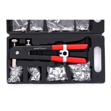 РУЧНОЙ заклепочник для заклепок-гаек М3-М8 НАБОР 106e