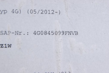 GD AUDI A6 4G0 SZYBA CZOŁOWA ORYGINALNA 4G0845099