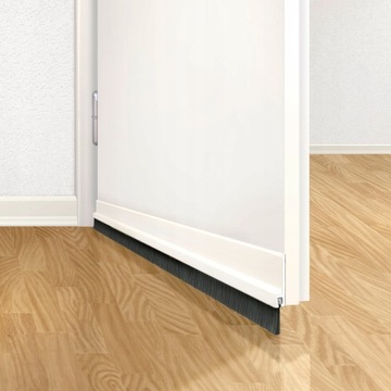 USZCZELKA SZCZOTKOWA POD DRZWI TESA 05433 BIAŁA 1M:37MM