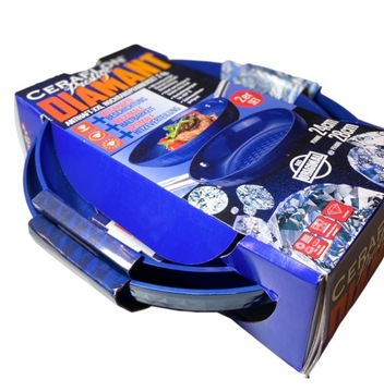 ZESTAW 2 PATELNII NIEPRZYWERAJĄCYCH CERAFLON PRESTIGE DIAMANT 24CM/28CM