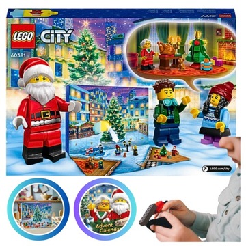 LEGO CITY KALENDARZ ADWENTOWY ZESTAW 2023 R. NOWOŚĆ FIGURKI FIGURKA PREZENT