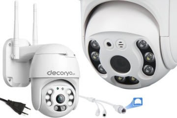 НАРУЖНАЯ SMART 360 WIFI FULL HD LED PTZ-КАМЕРА С УПРАВЛЕНИЕМ ПО ТЕЛЕФОНУ