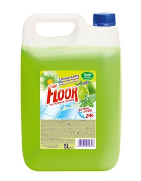 FLOOR PŁYN UNIWERSALNY 5L LIMONKA Z MIĘTĄ I SODĄ