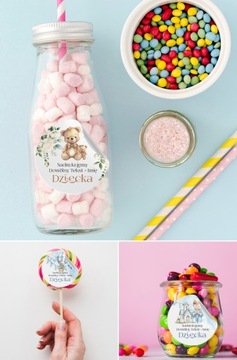 КРЕЩЕНИЕ, ЮБИЛЕЙ, ДЕНЬ РОЖДЕНИЯ - НАКЛЕЙКИ ЛОЛЛИ МЕДОВЫЙ ТОРТ ДЛЯ ГОСТЕЙ [ВЫБОР]