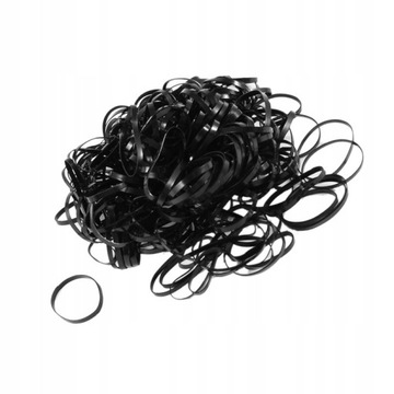 (aurora) G250d GUMKI RECEPTURKI 200 szt, CZARNE X