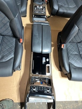 AUDI A8 D4 ЛИФТ СИДЕНЬЯ БОКОВИНЫ СИДЕНЬЯ ИНТЕРЬЕР КОМПЛЕКТ ОРИГИНАЛЬНЫЕ ЭКРАНЫ 2017 г.