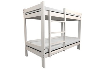 Łóżko piętrowe 80x190 BIAŁE