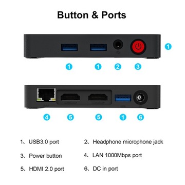 Mini PC Beelink T4 PRO 4/64GB Win10 FV