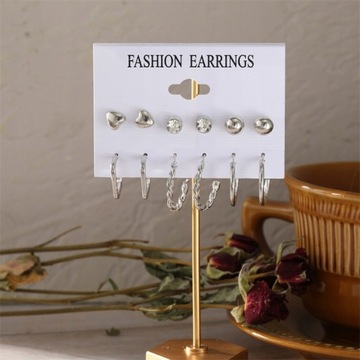 Vintage Pearl Butterfly Leopard Earring Set G