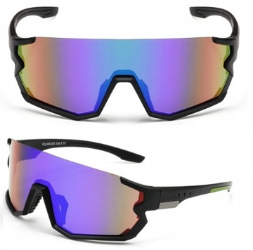 OKULARY PRZECIWSŁONECZNE POLARYZACYJNE NA ROWER SPORTOWE DUŻE POLARZONE